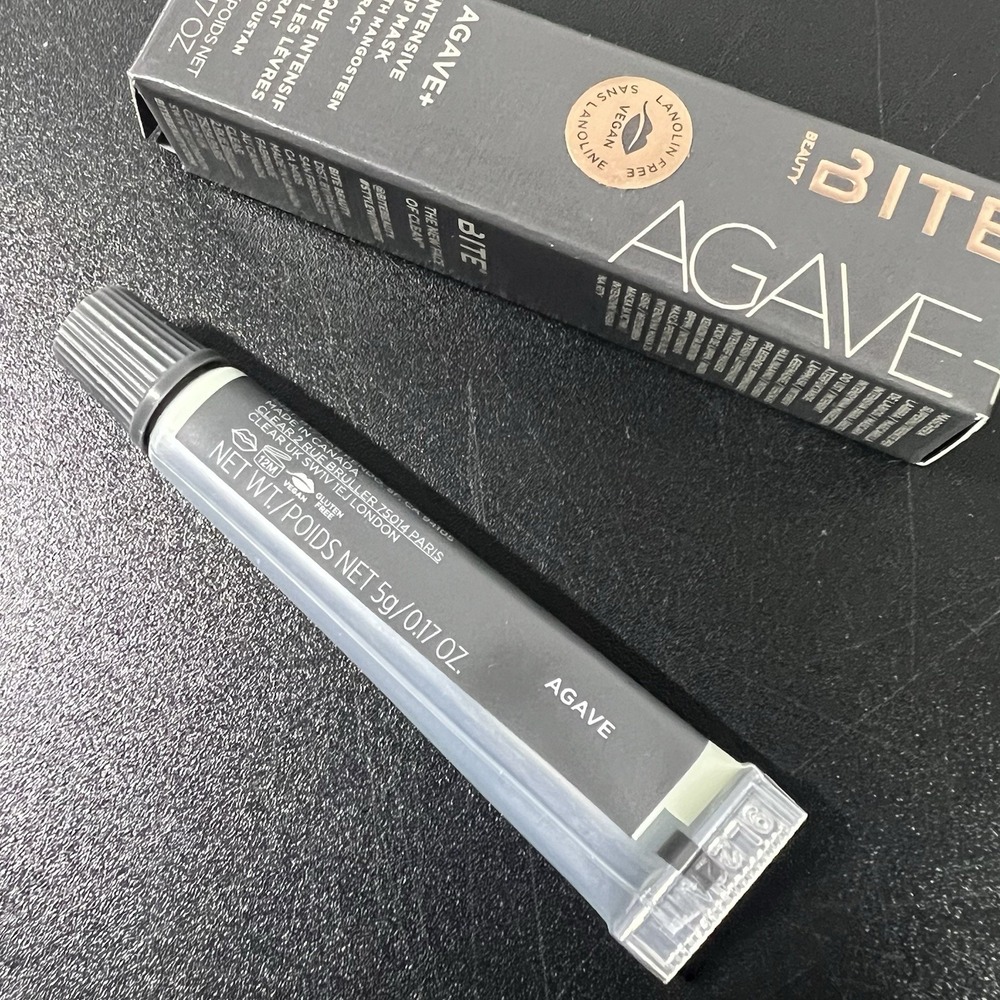 BITE Beauty Agave + Intensive Lip Mask Clear 0.17 oz 5g New SEALED In Box 1Pc - Picture 4 of 8